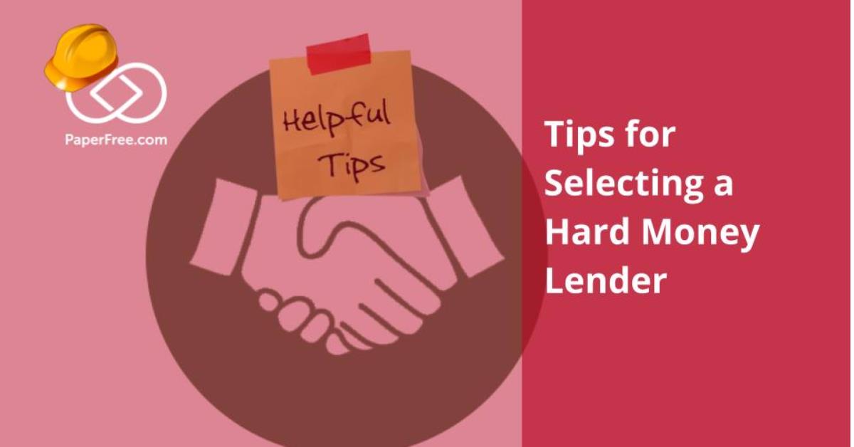 Six Tips for Selecting a Good Commercial Hard Money Lender