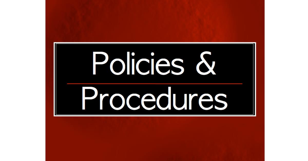 Developing a Policies and Procedures Guidebook