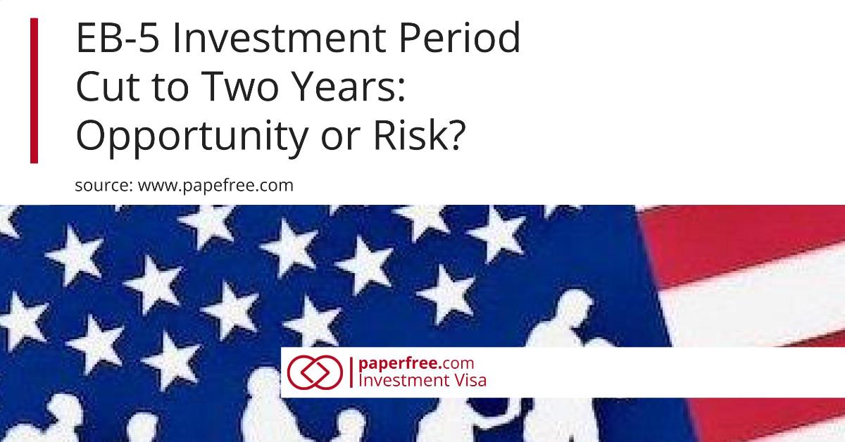 EB-5 investment period reduced to 2 years, but policy risks remain. Learn about EB-5 investment amount requirements and lock-in period changes.