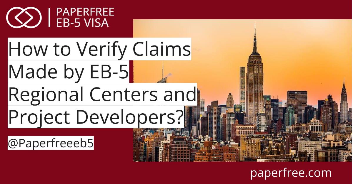 How to Verify Claims Made by EB-5 Regional Centers?