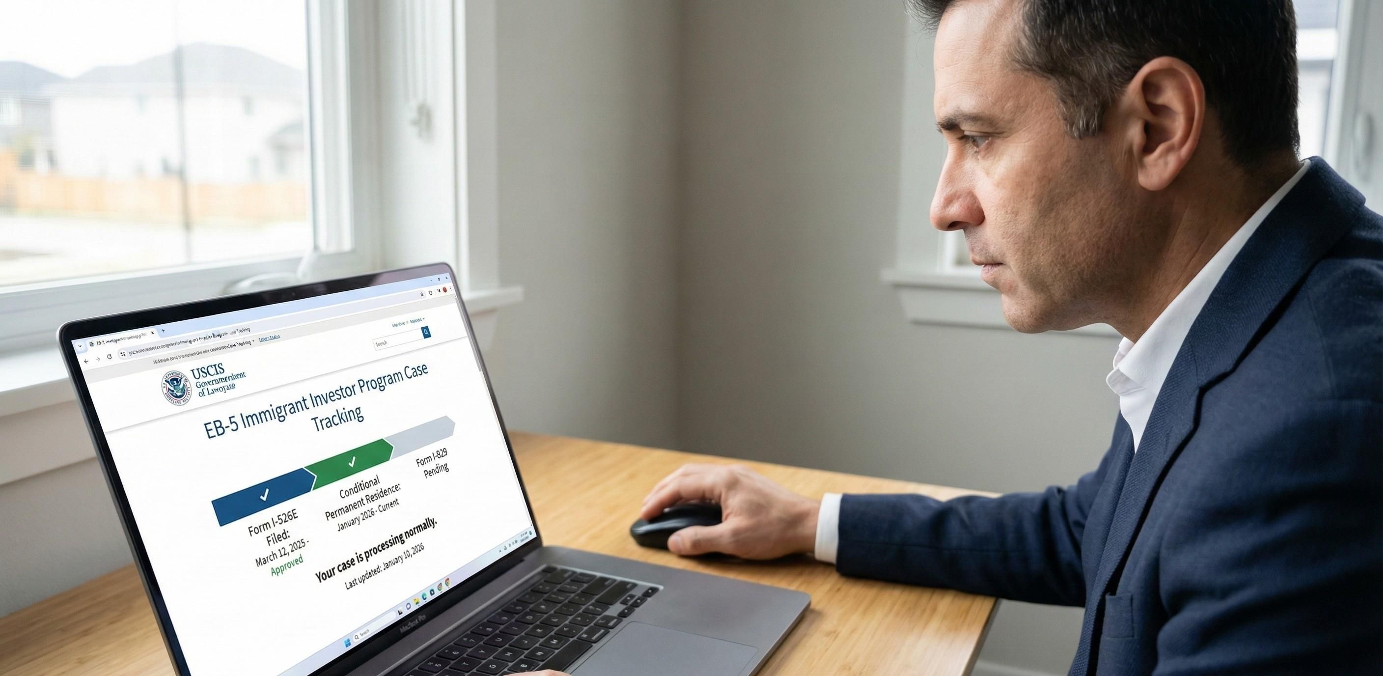 how to track immigration status