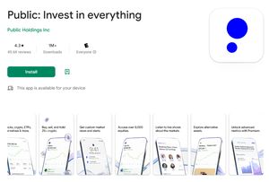 Public Invest in everything Apps