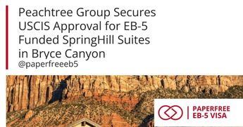 Peachtree Group Secures USCIS Approval for EB-5 Funded SpringHill Suites in Bryce Canyon